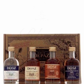 Depaz Coffret 4 mignonnettes de 5 cl