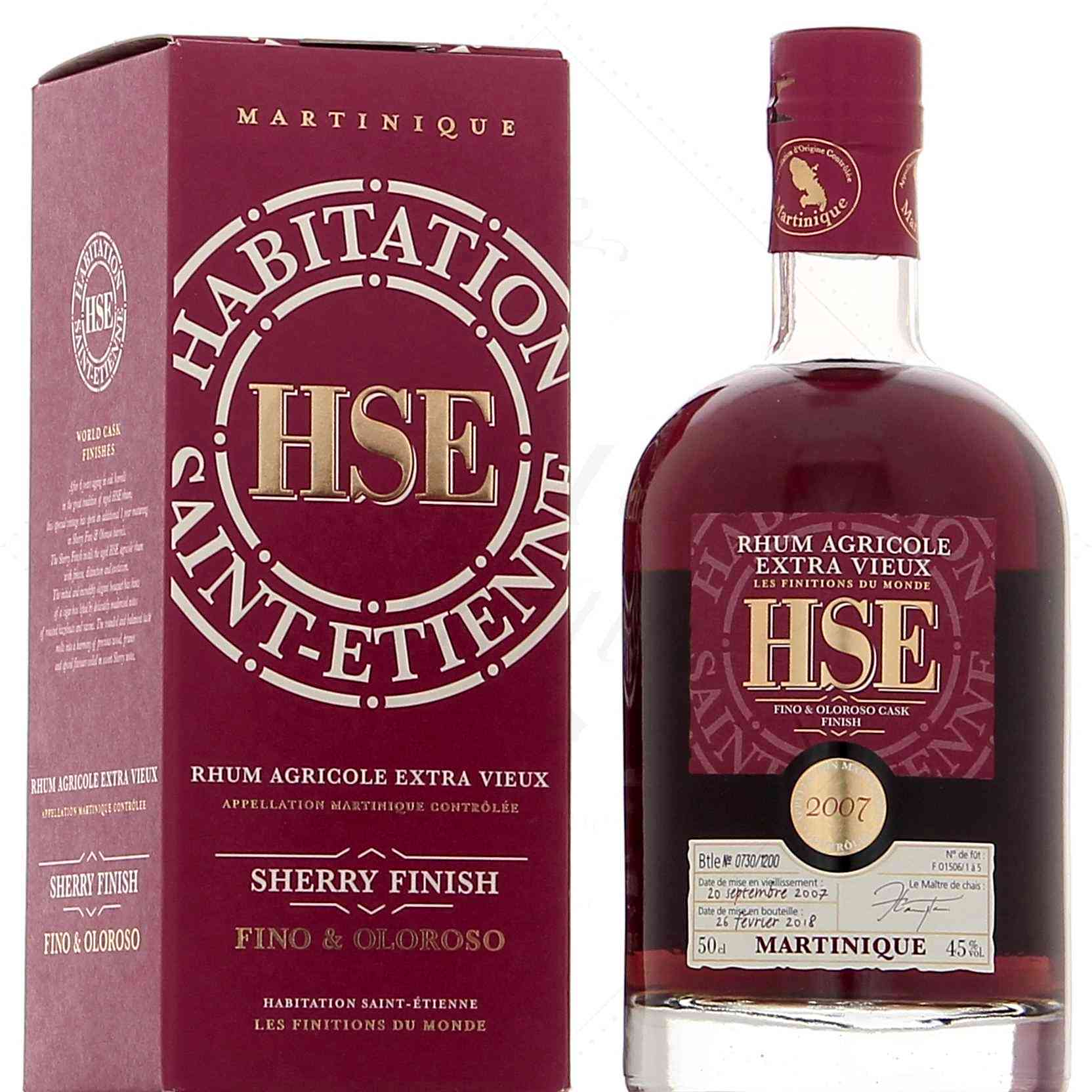 HSE 2007 finition Sherry Oloroso 45°