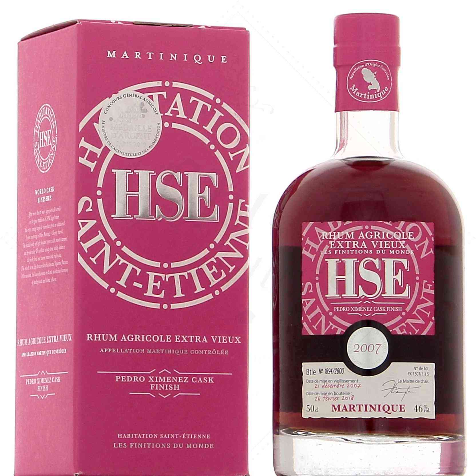 HSE 2007 finition Sherry Pedro Ximenez 46°