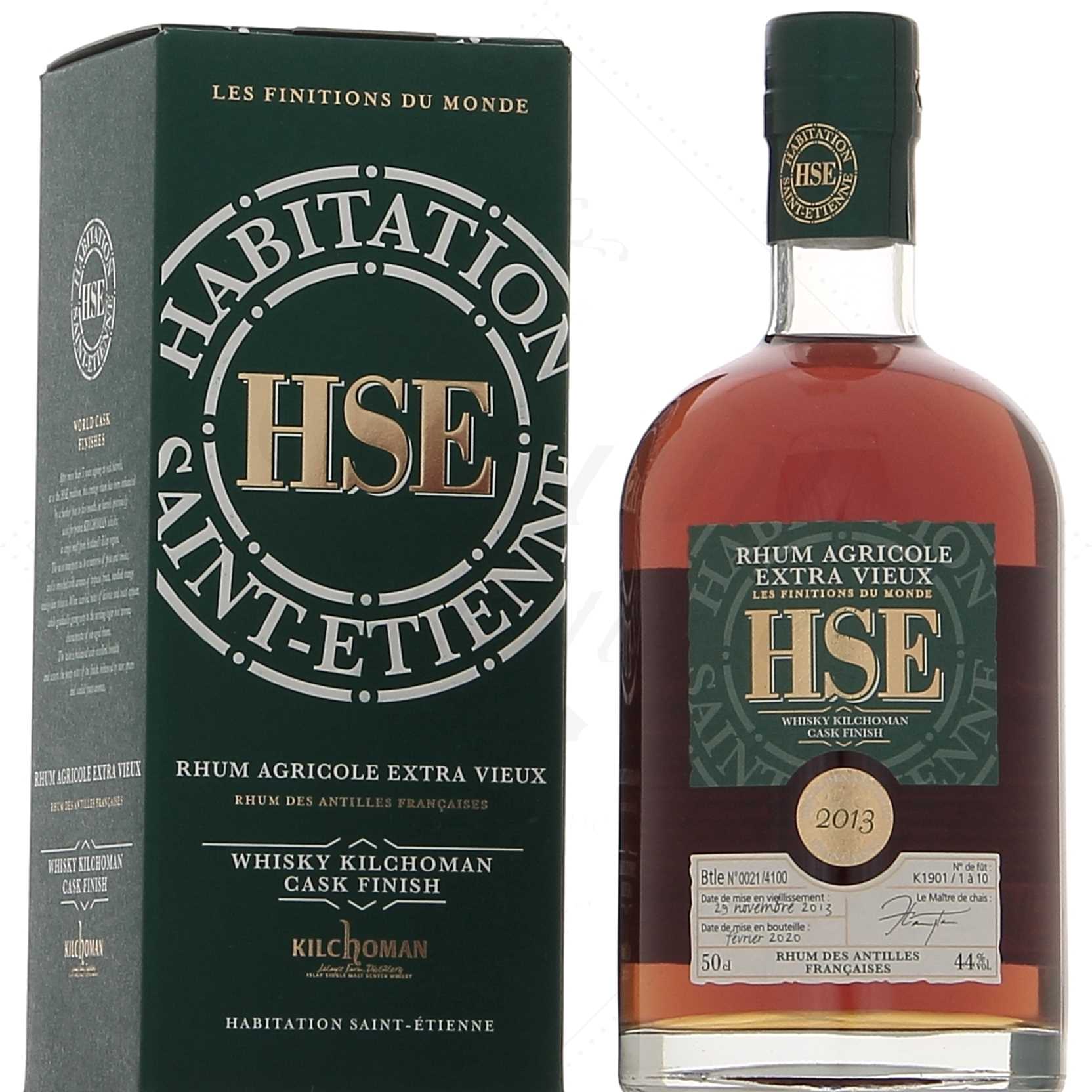 HSE Finition Single Malt Islay Kilchoman 2013 44°