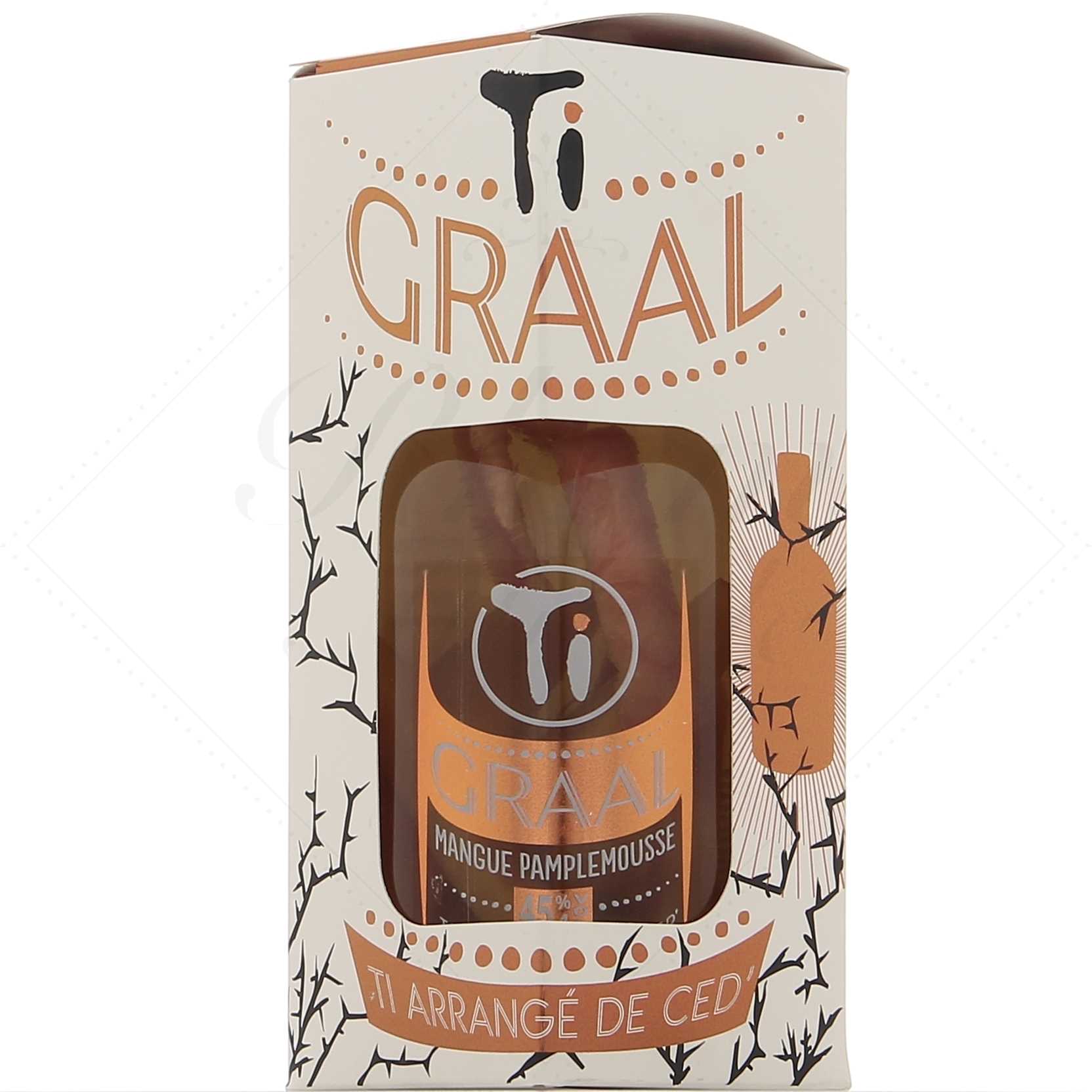 Les Rhums de Ced Ti Graal Mangue Pamplemousse 45,4°