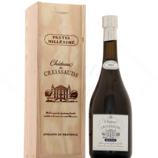 Pastis Château Des Creissauds 2015 Coffret Bois 45°