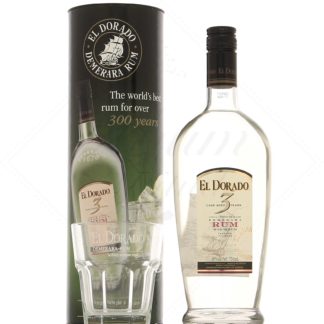 El Dorado 3 ans coffret 1 verre 40°