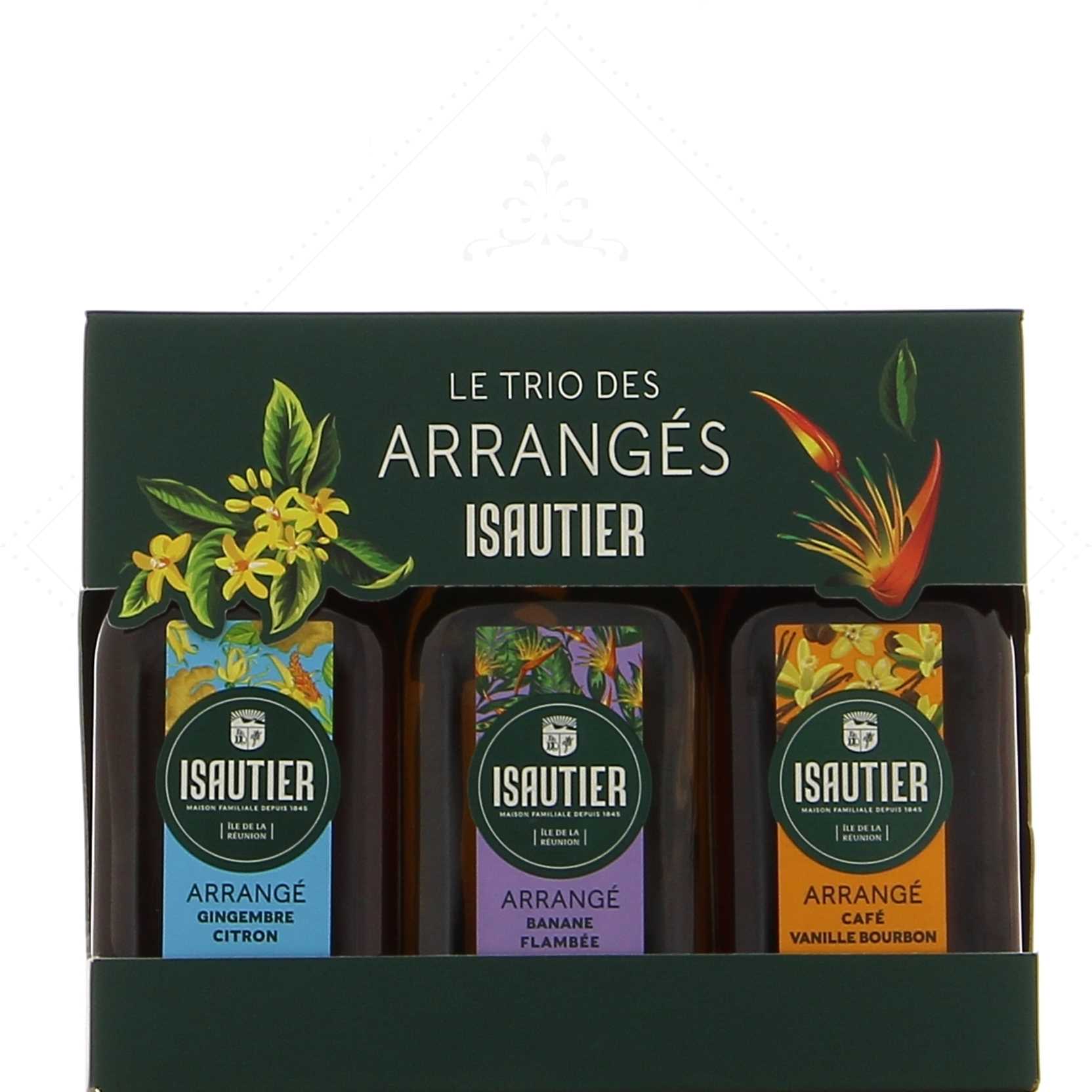 Isautier 3 arrangés de 20 cl en coffret 40°
