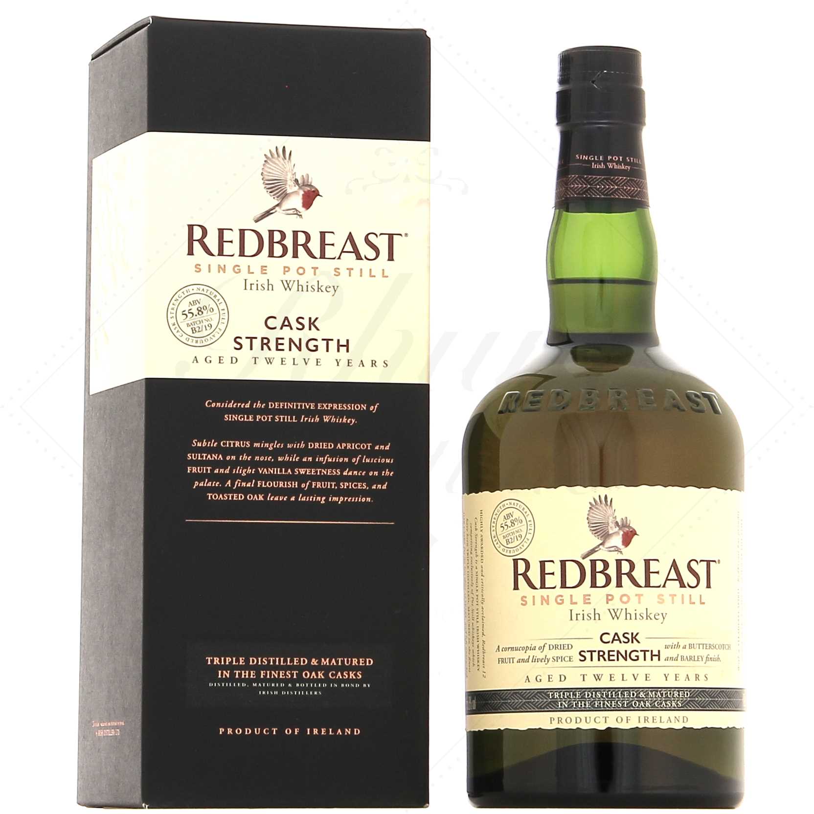 Redbreast 12 ans Single Pot Still Cask Strength 55,8°