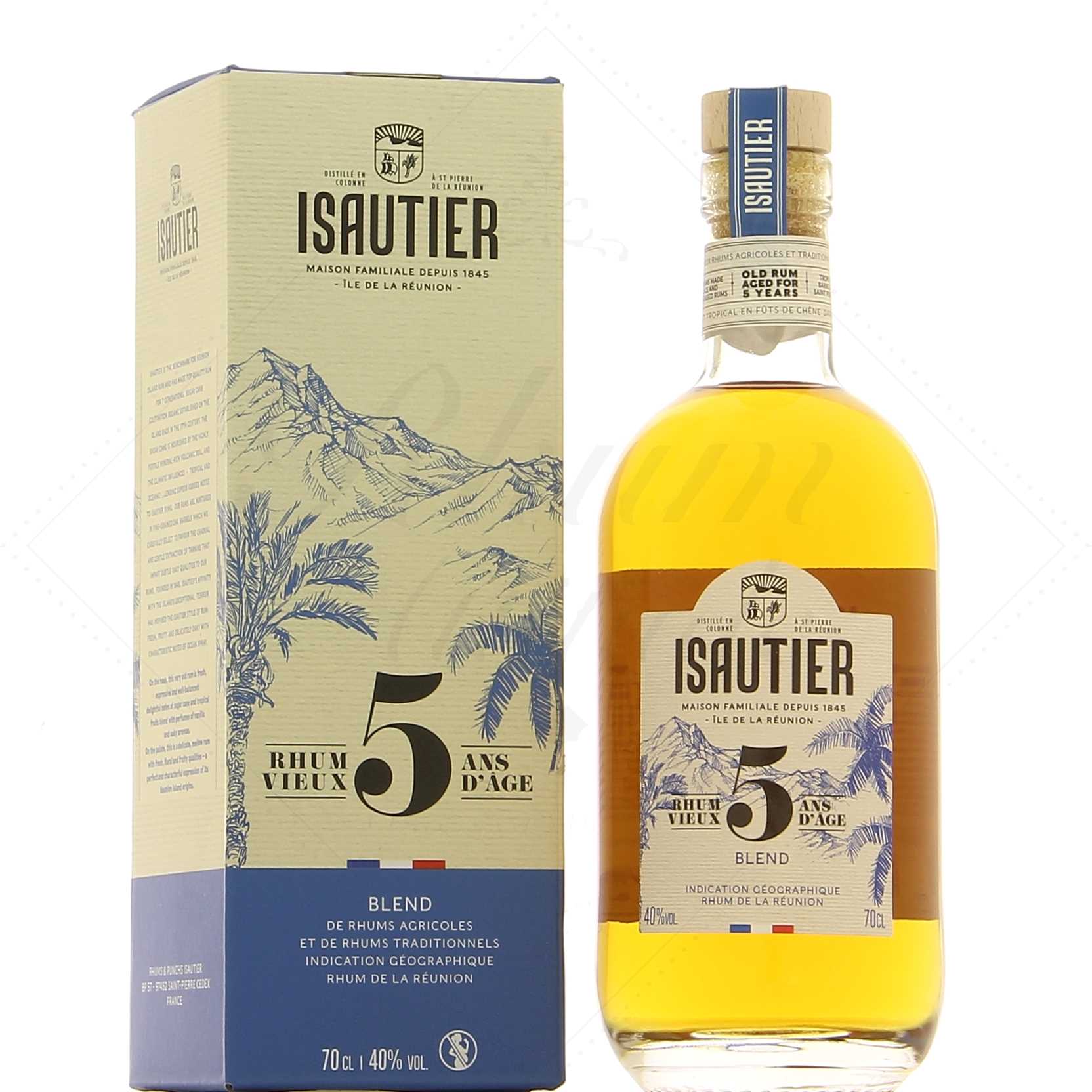 Isautier Rhum Vieux 5 ans 40°