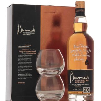 Benromach 10 ans Coffret 2 verres tumbler 43°