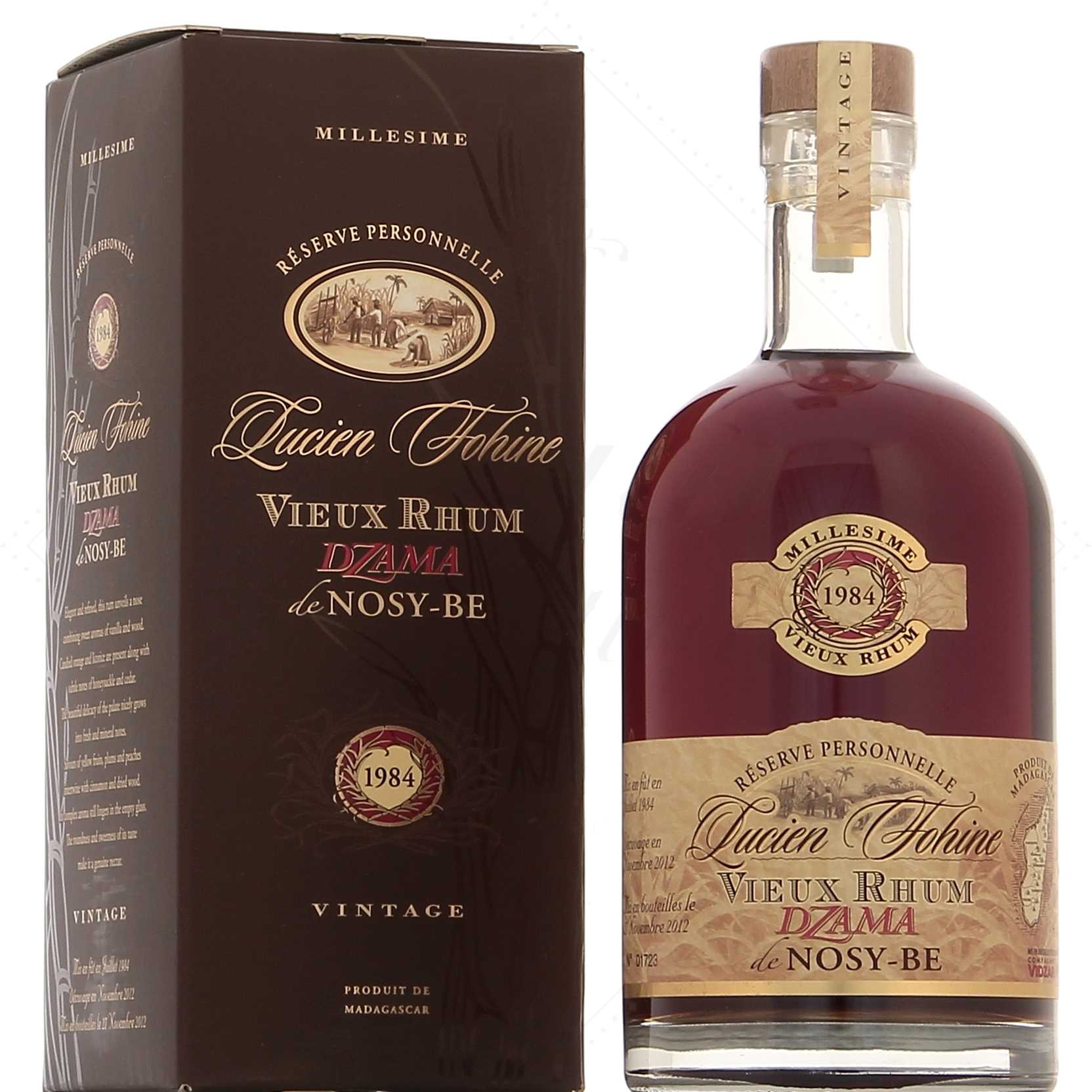 Dzama Cuvée Personnelle Lucien Fohine Millésime 1984 40°