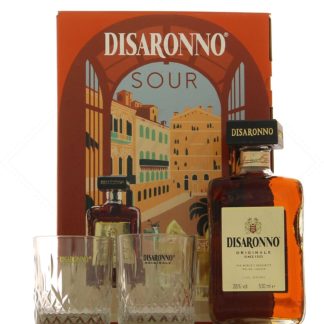Amaretto Disaronno en coffret 2 verres 28°