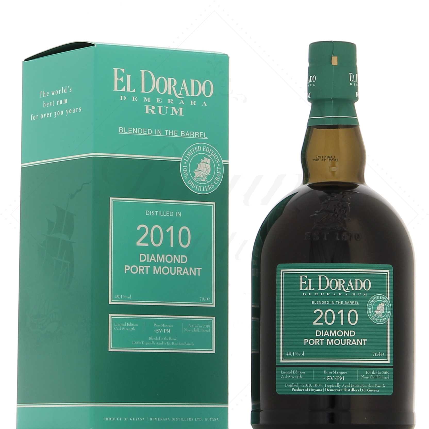 El Dorado Diamond Port Mourant 2010 Vert 49,1°