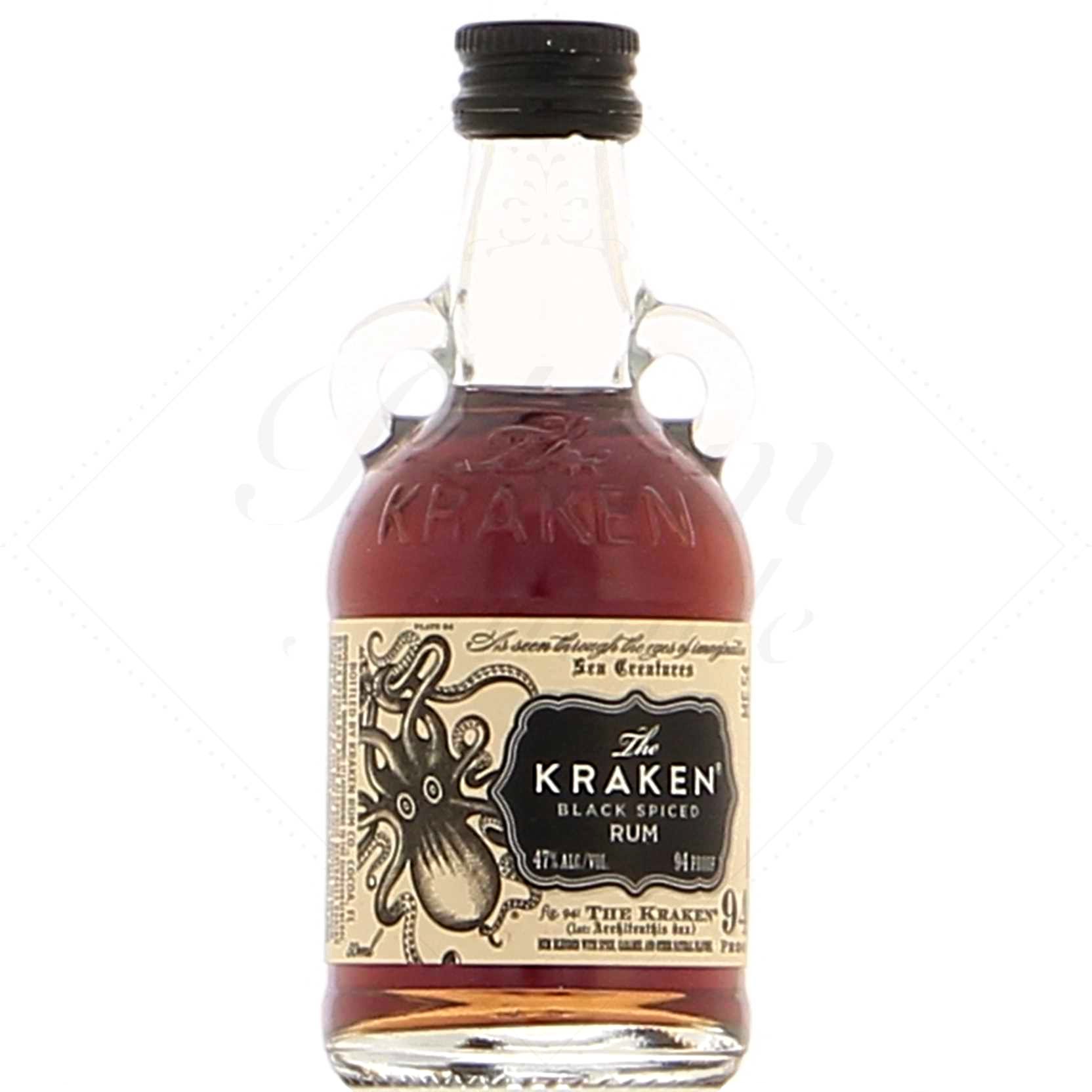 Kraken Black Spiced 47° en mignonnette de 5 cl