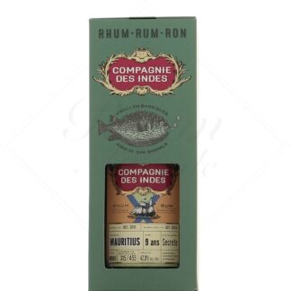 Compagnie des Indes Mauritius Secrète 9 ans 42°