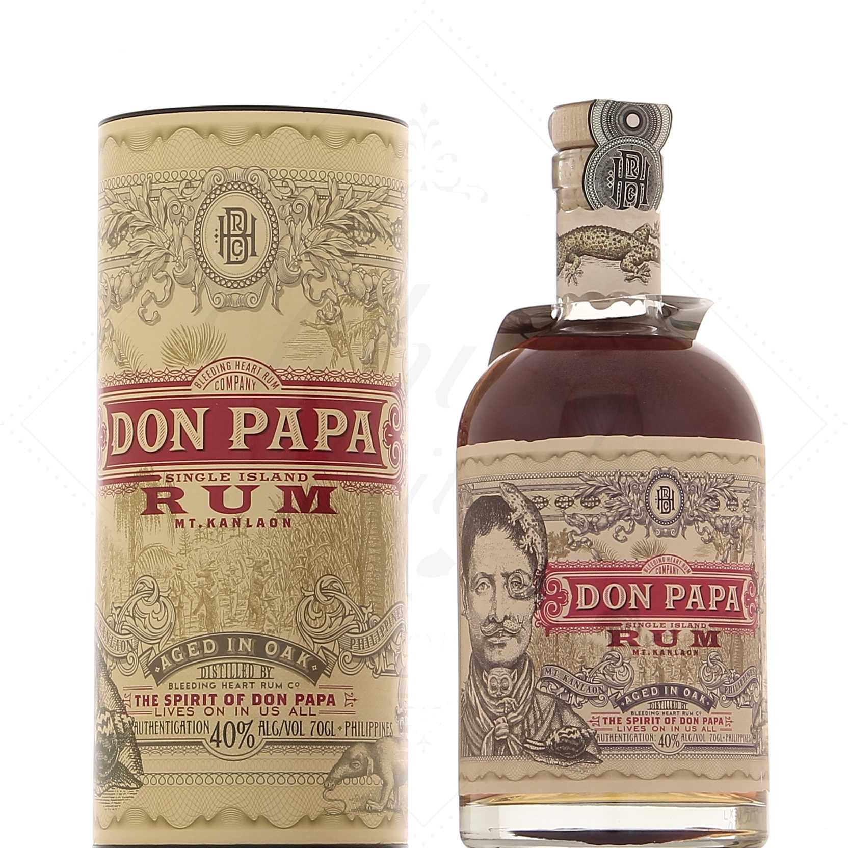 Don Papa Rum 7 ans avec étui 40°