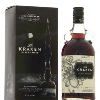 Kraken Black Spiced Candle avec bougie 47°