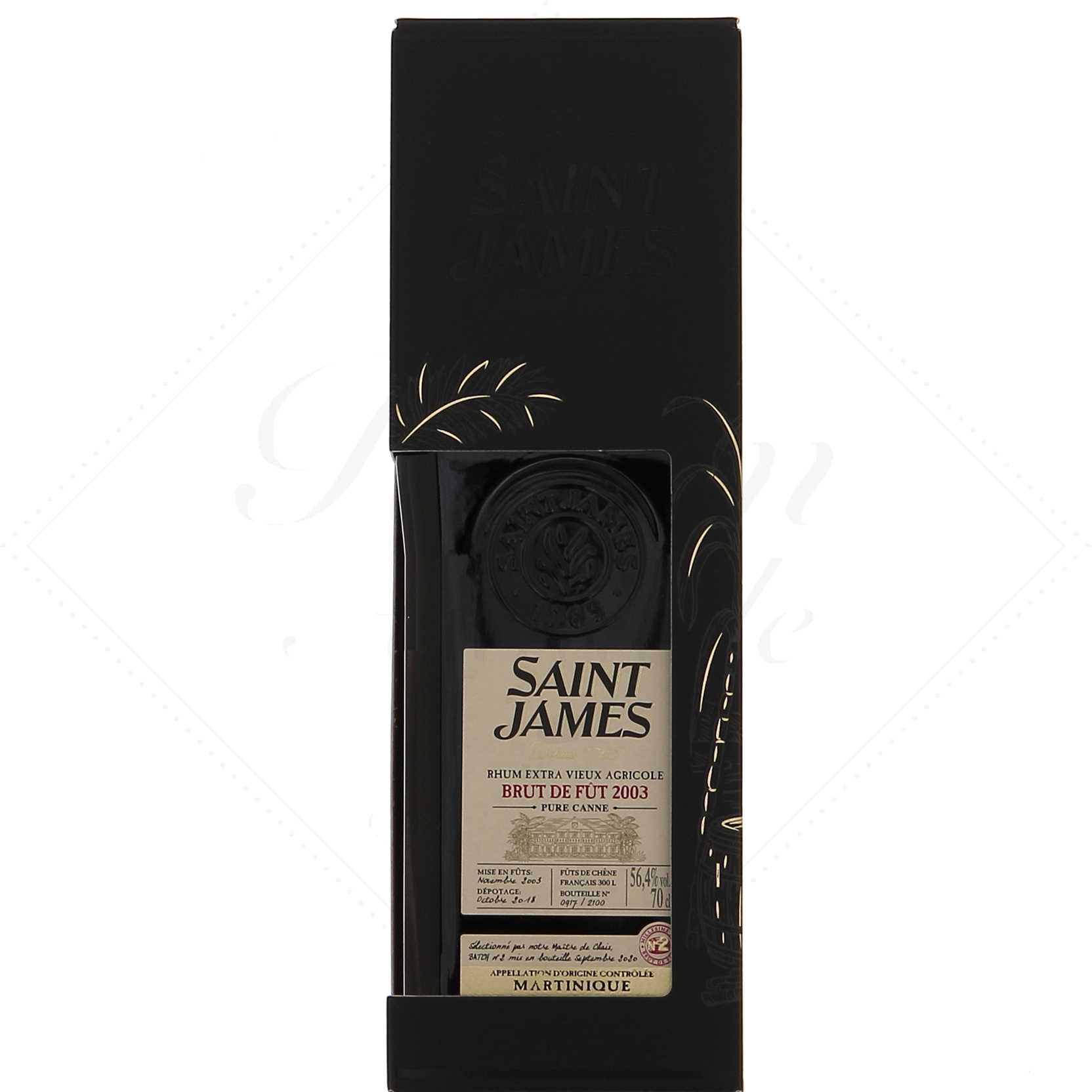 Saint James Brut de Fût 2003 Batch 2 56,4°