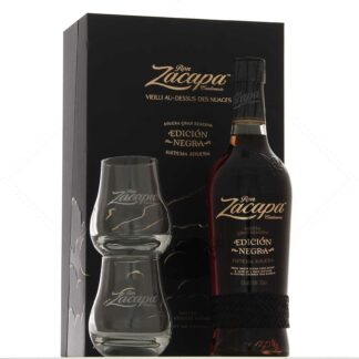 Zacapa Edicion Negra en coffret 2 verres 43° - édition 2020