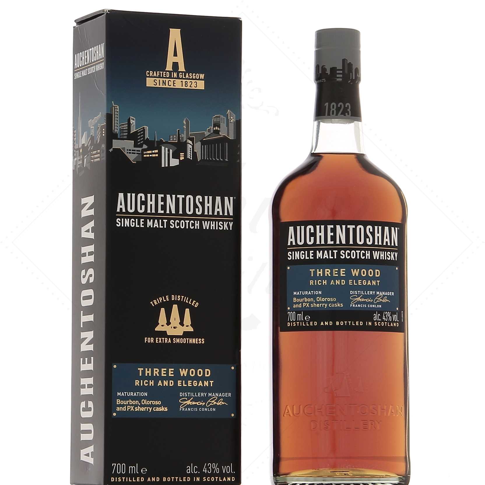 Auchentoshan Three Wood 43°