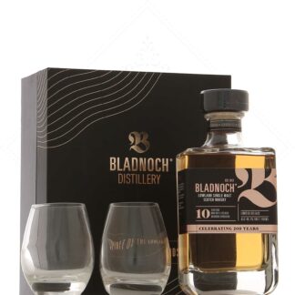 Bladnoch 10 ans Coffret 2 Verres 46,7°