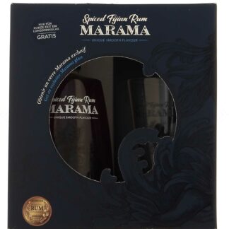 Marama Fidji Spiced Rum Coffret Verre 40°