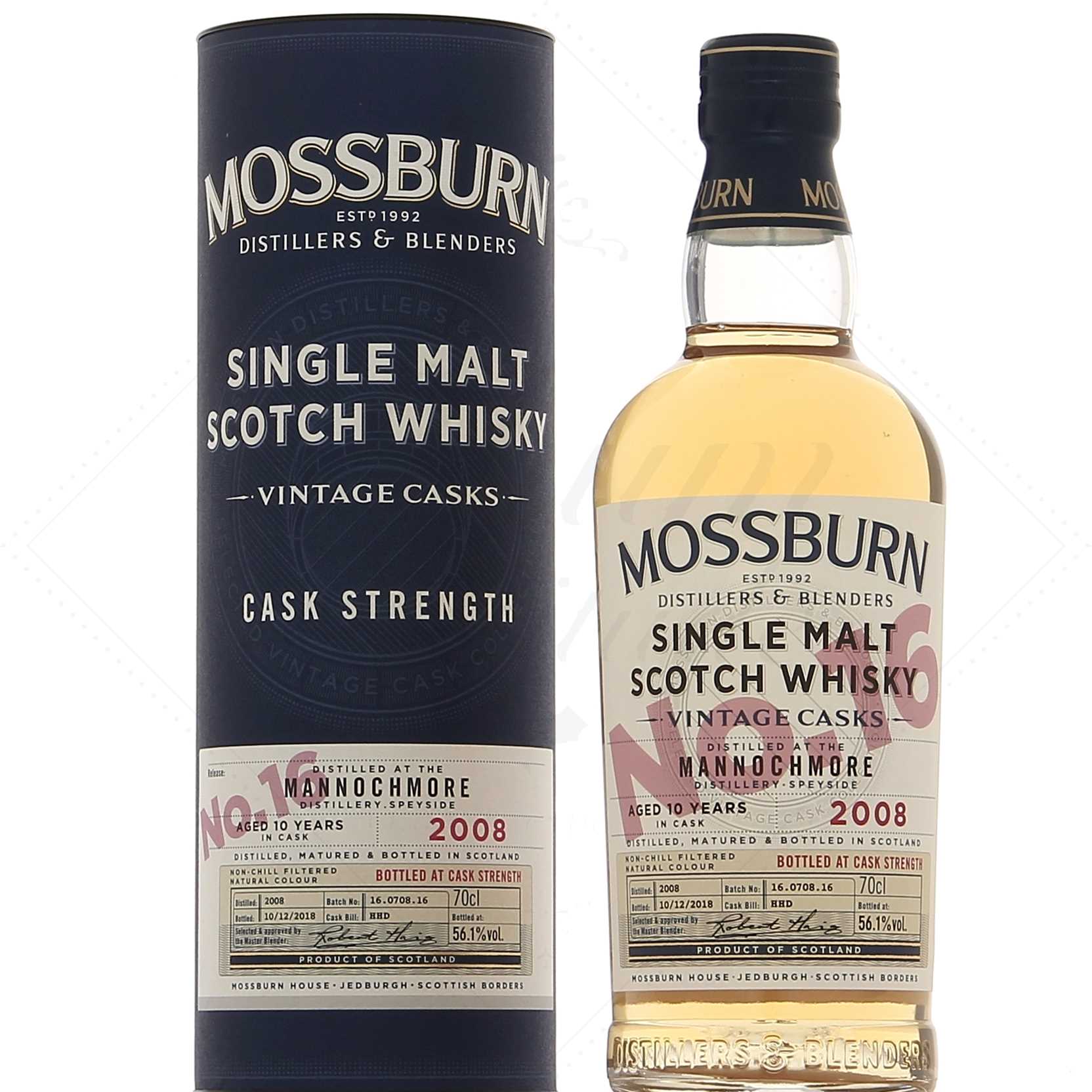 Mossburn Whisky No.16 Mannochmore Speyside 10Yo 56,1°