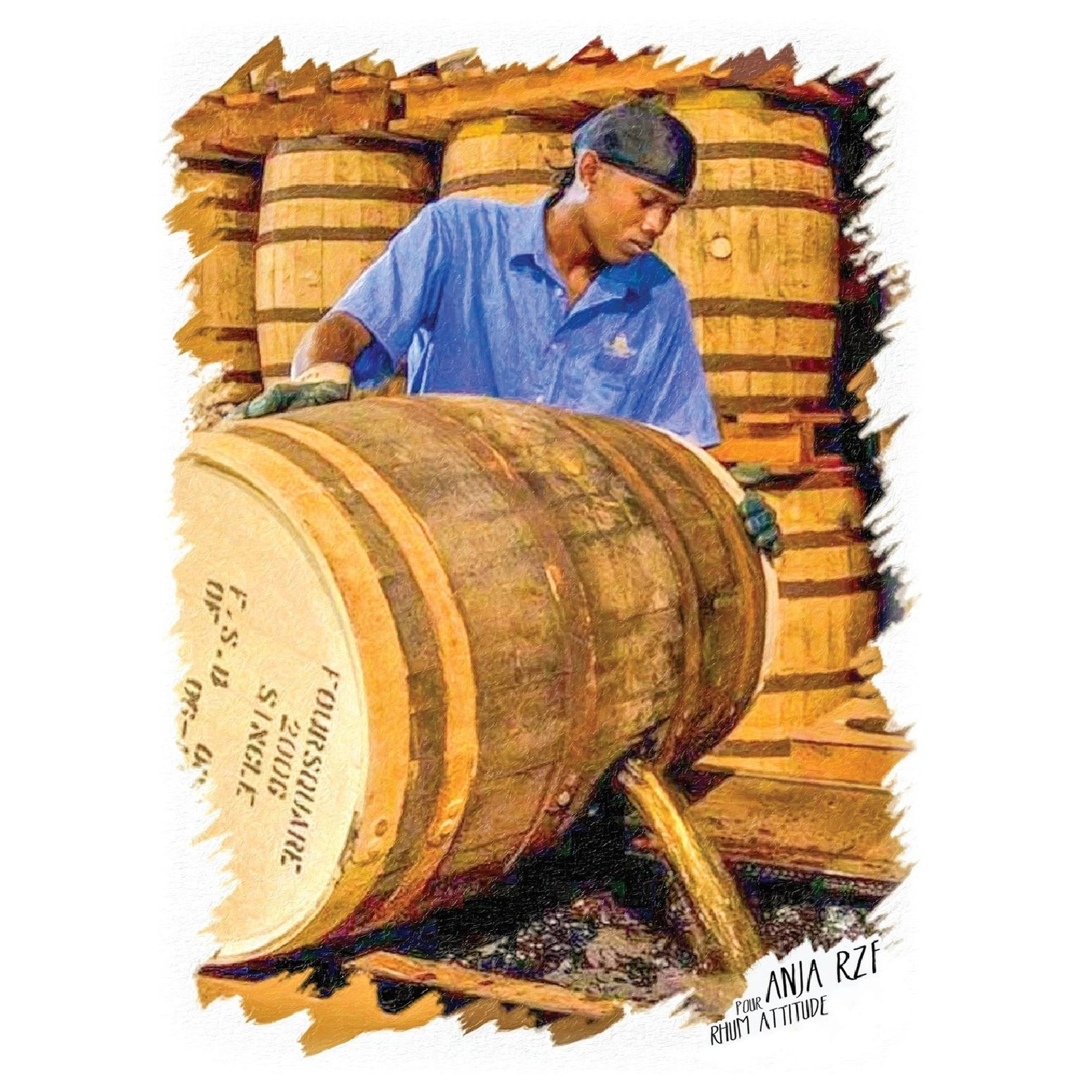 Pack découverte Barbade coffret 4 rhums + verre