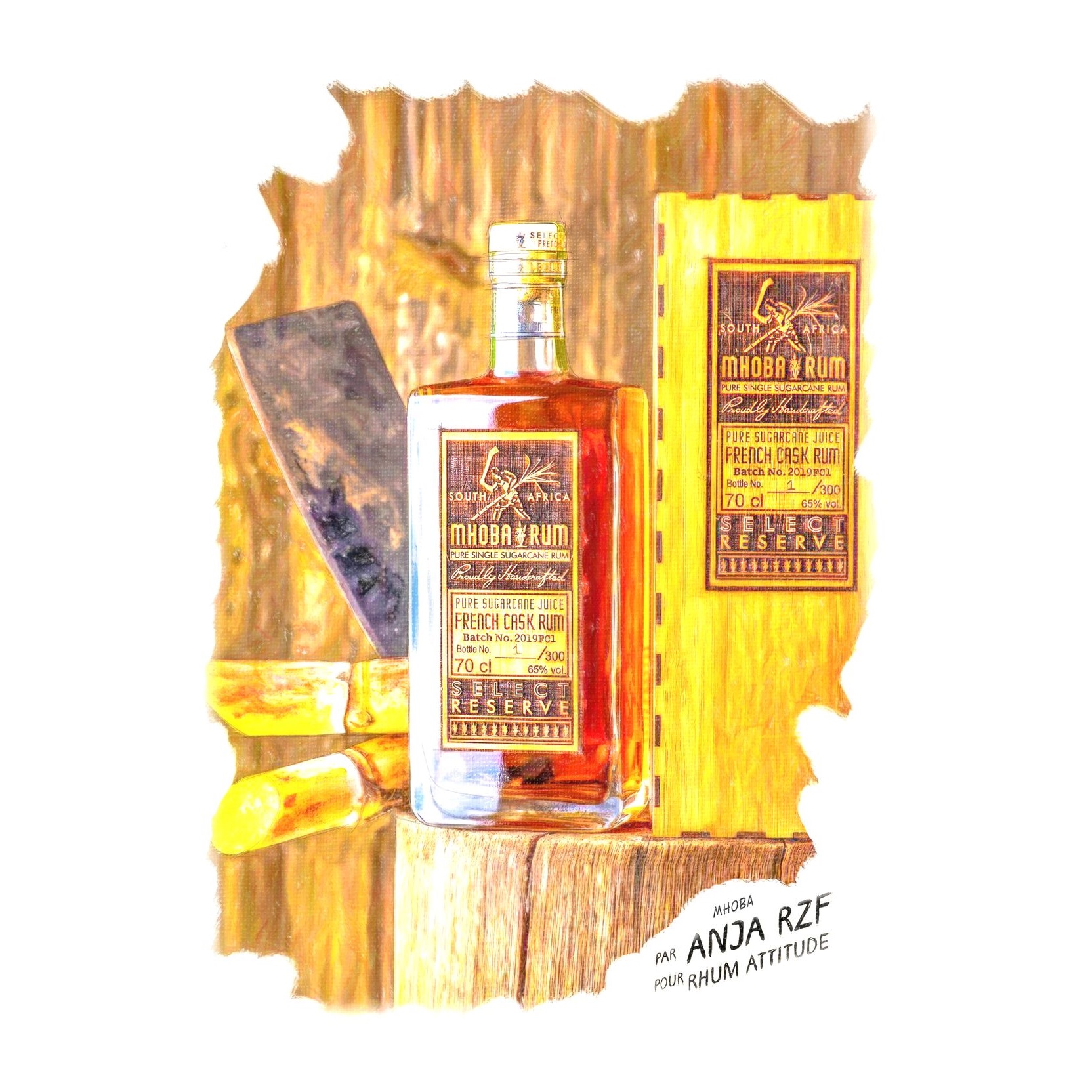 Pack découverte Mhoba coffret 5 rhums + verre – Image 2