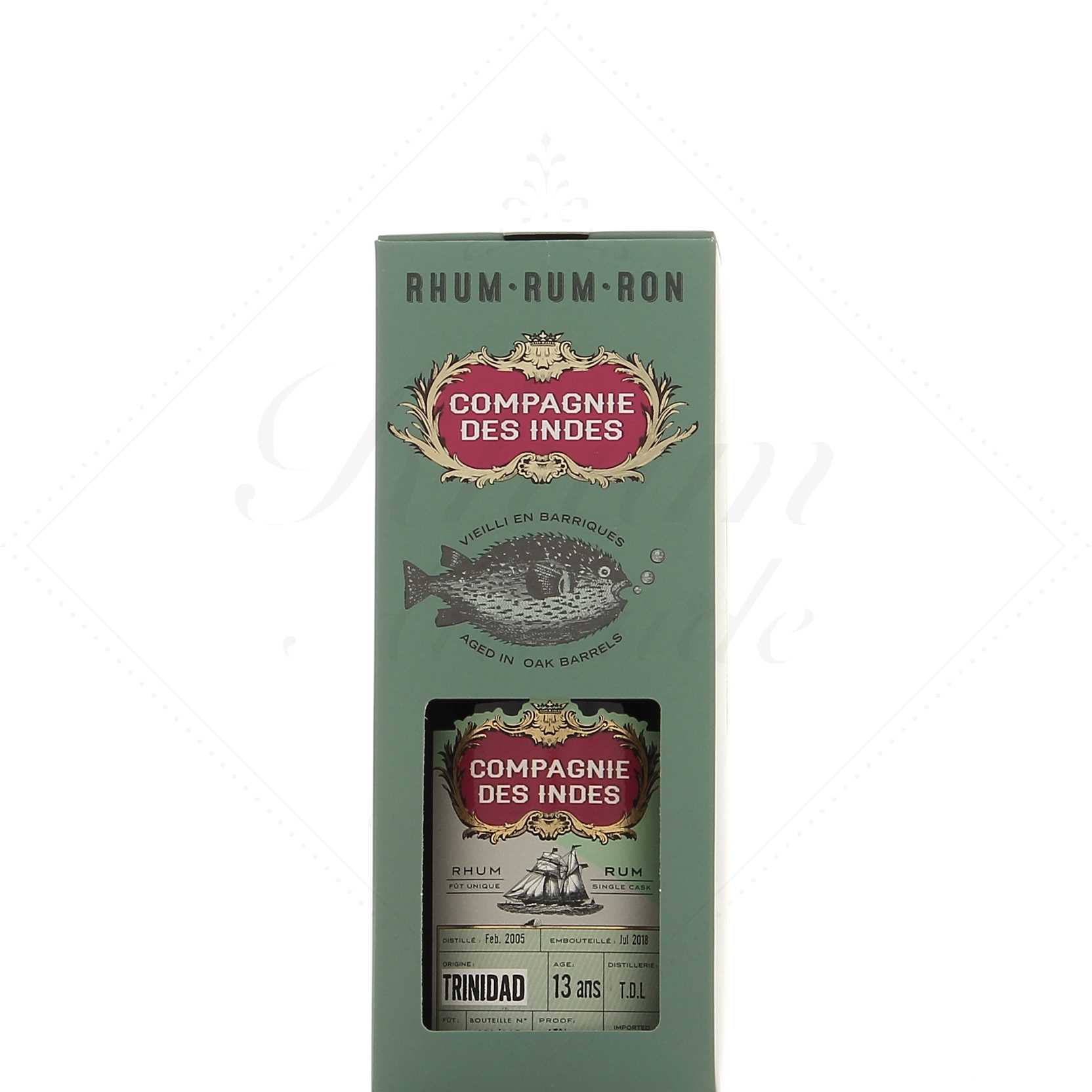 Compagnie des Indes Trinidad 13 ans TDL 45°