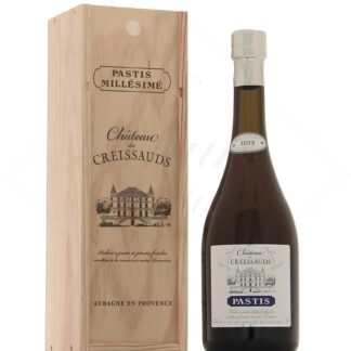 Pastis Château Des Creissauds 2019 Coffret Bois 45°