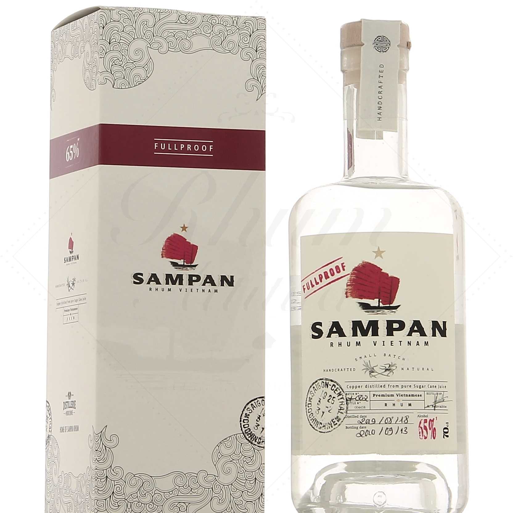Sampan blanc Full Proof 65°