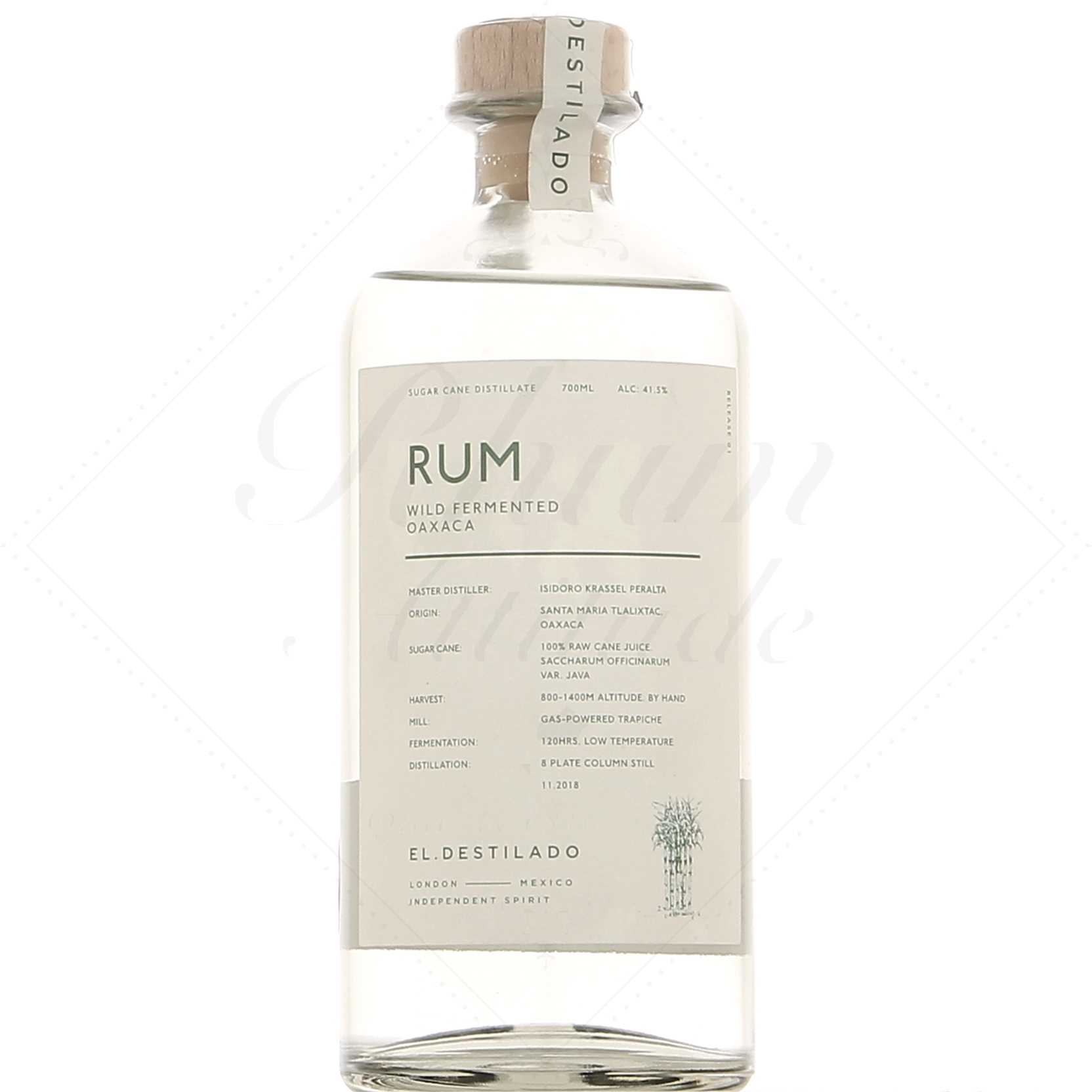 El Destilado - Wild Fermented Rum - Oaxaca 41,5°