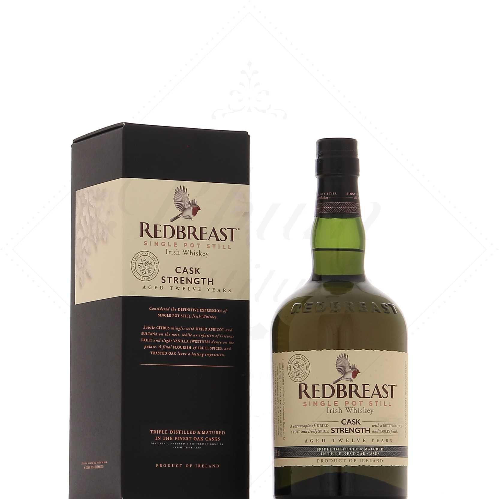 Redbreast 12 ans Single Pot Still Cask Strength 57,6°