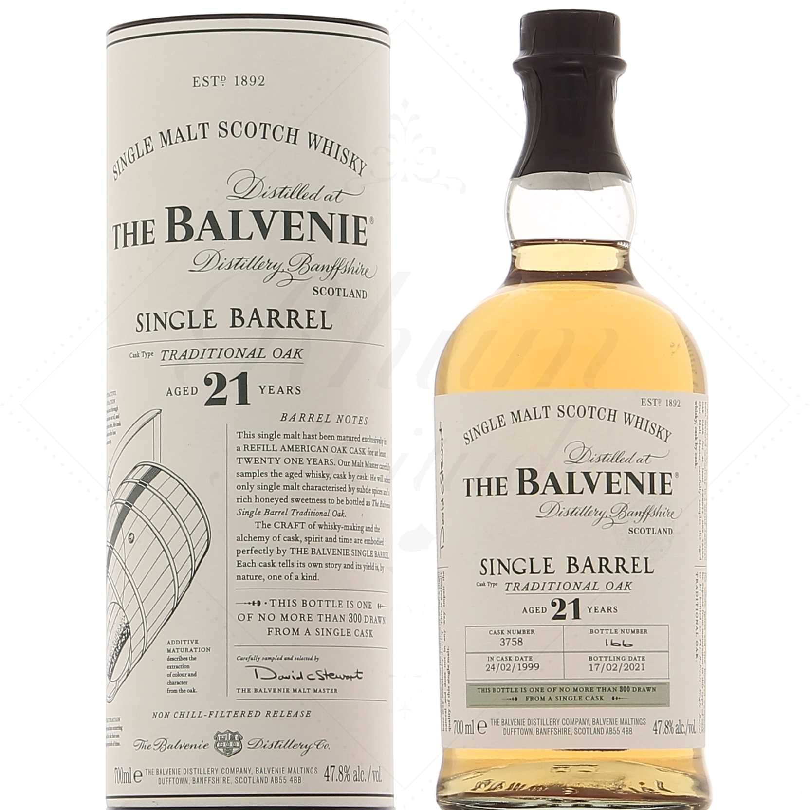 Balvenie Single Barrel 21 ans 47,8°
