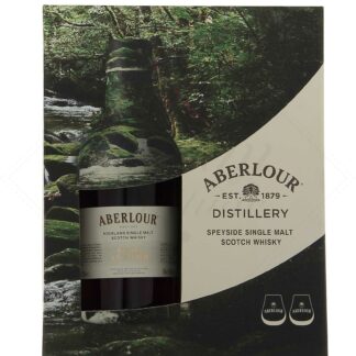 Coffret Aberlour Casg Annamh + 2 verres 48°