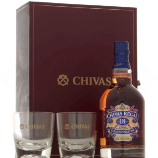 Coffret Chivas Regal 18 ans + 2 Verres 40°
