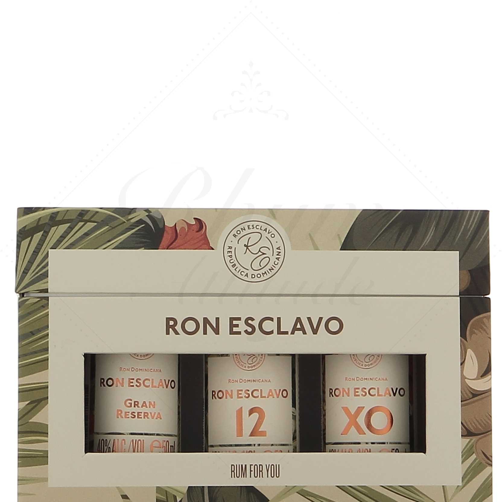 Ron Esclavo Coffret 3 rhums de 5 cl