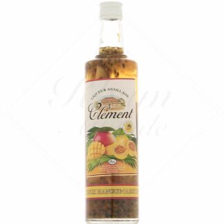 Clément Punch Mangue Passion avec morceaux de fruits frais 18°