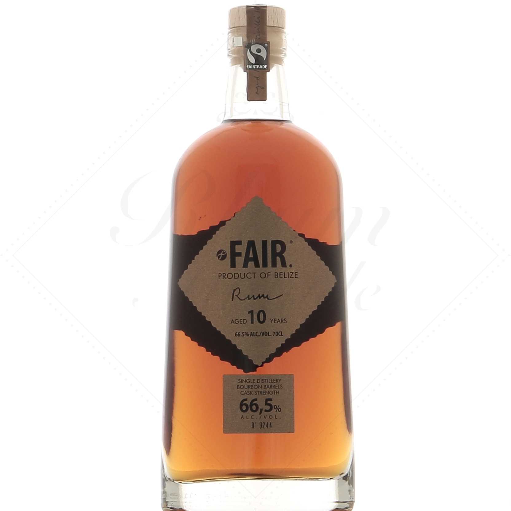 FAIR Rum Belize 10 ans Cask Strength 66,5°