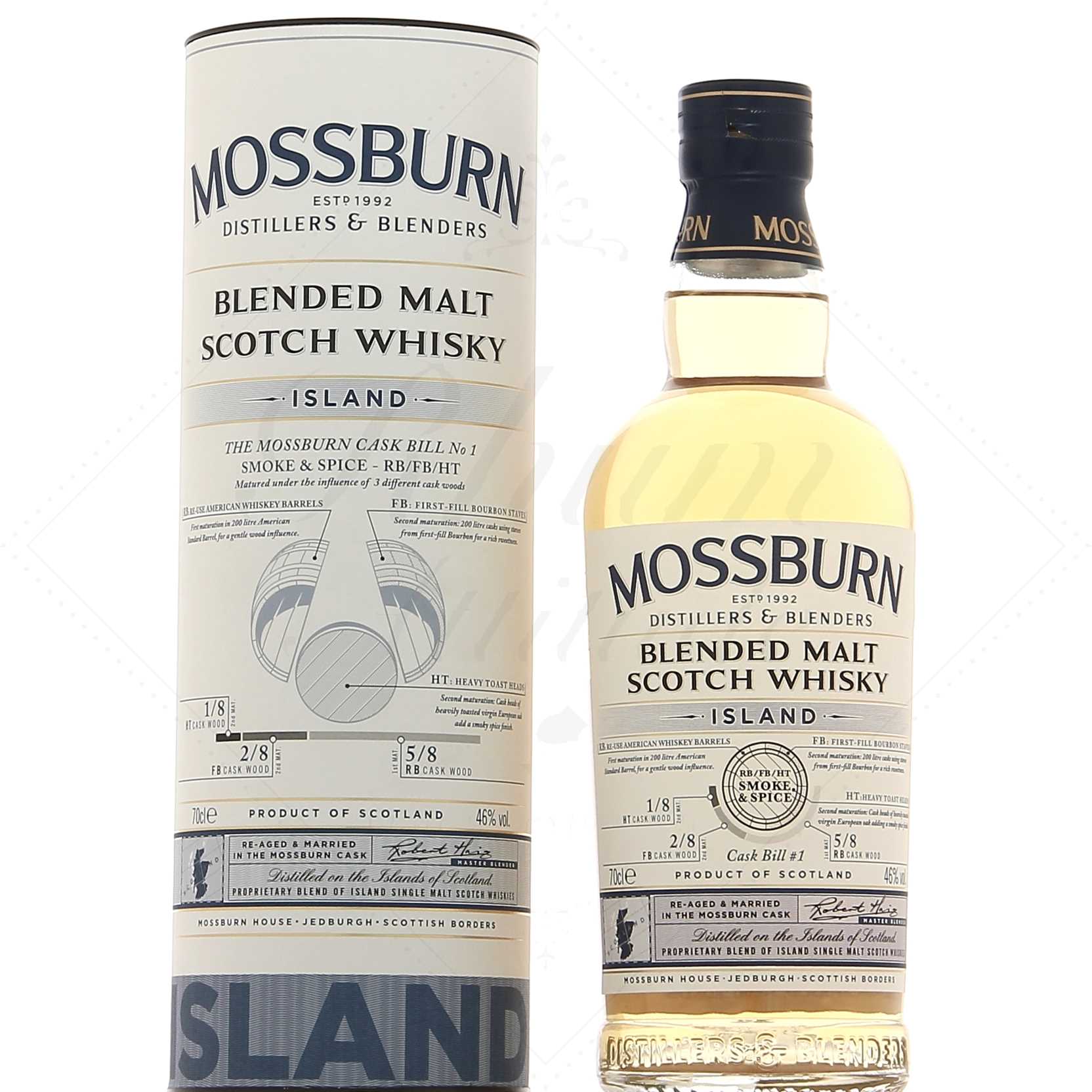 Mossburn Whisky Island Blended Malt 46°