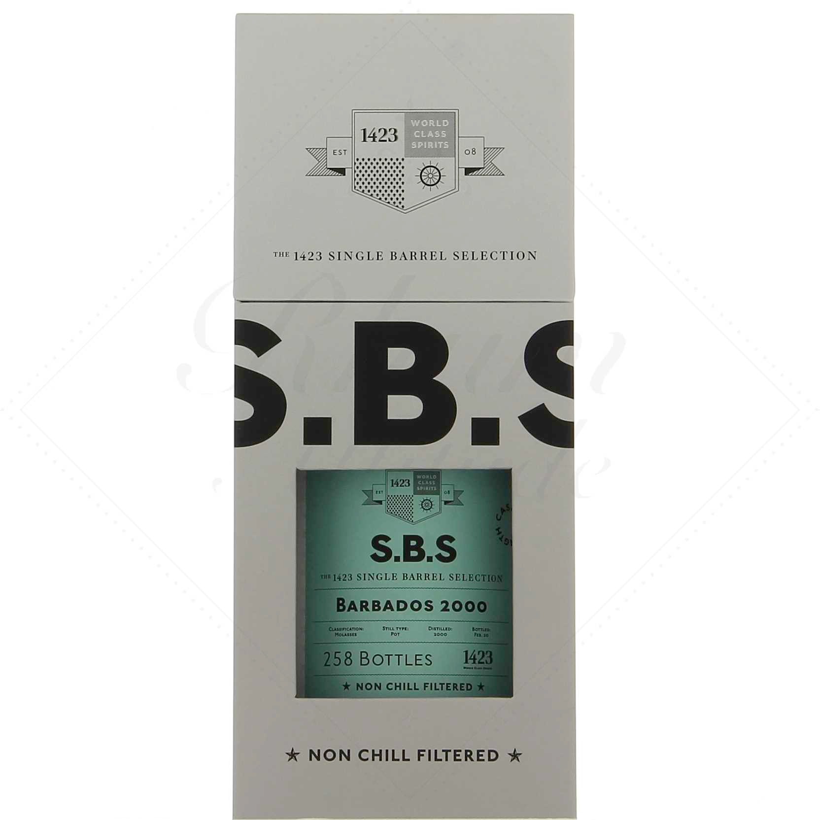 SBS Barbados Mount Gay 2000 20 ans 53,2°