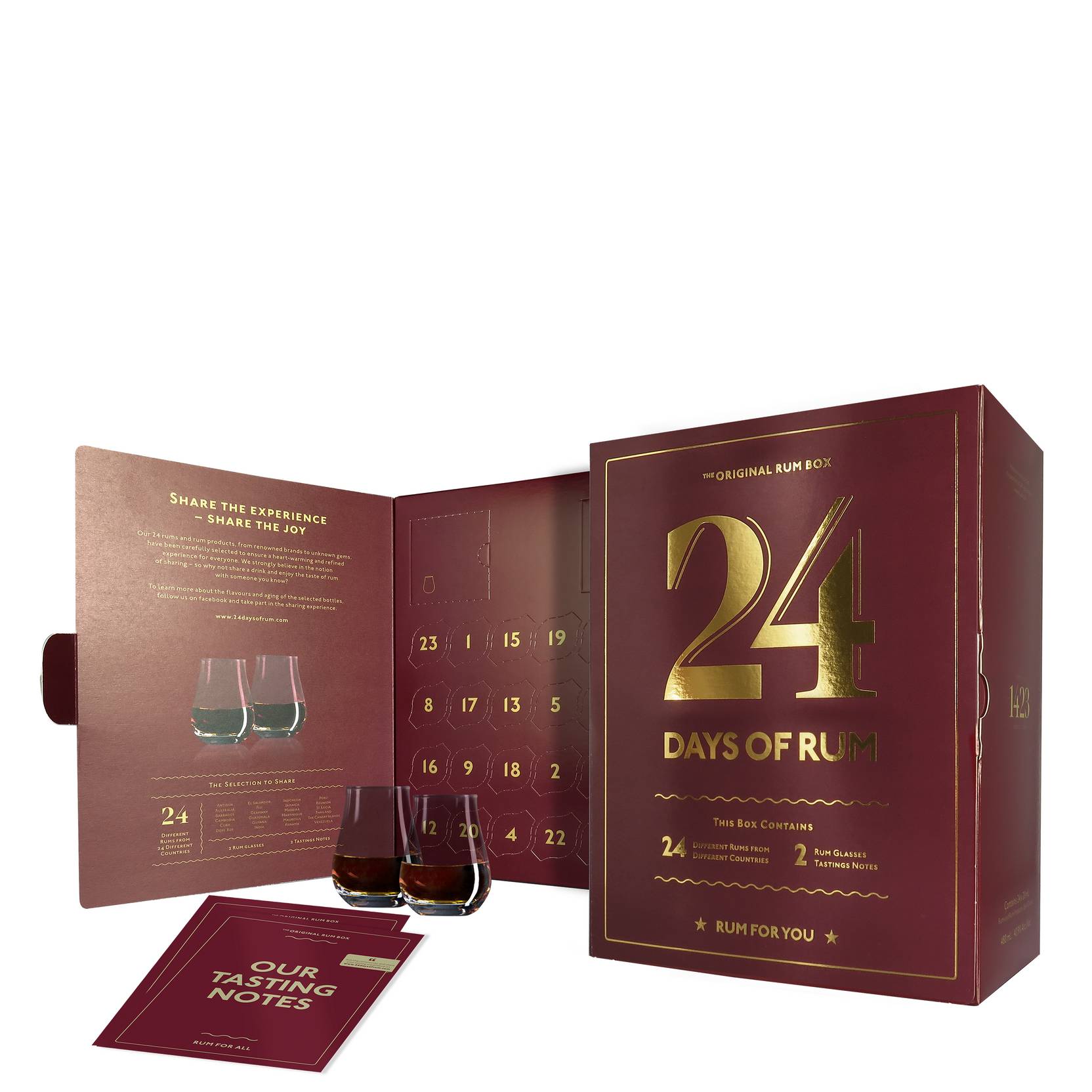 Calendrier de l'Avent du Rhum 2021 24 days of rum