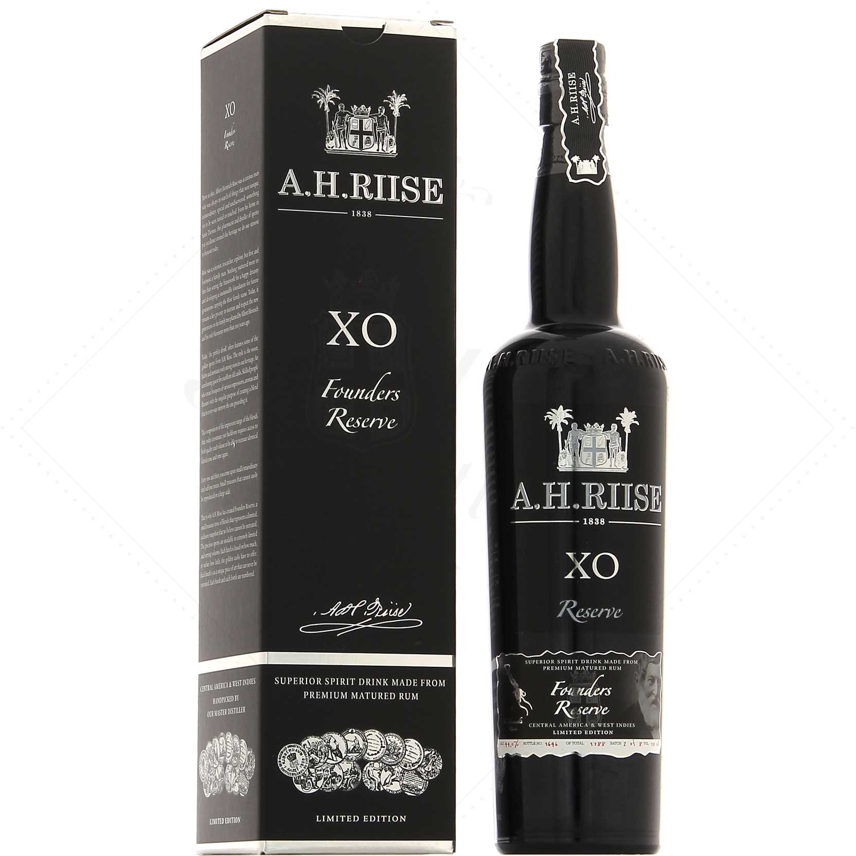 A.H. Riise XO Founders Reserve 44,3°