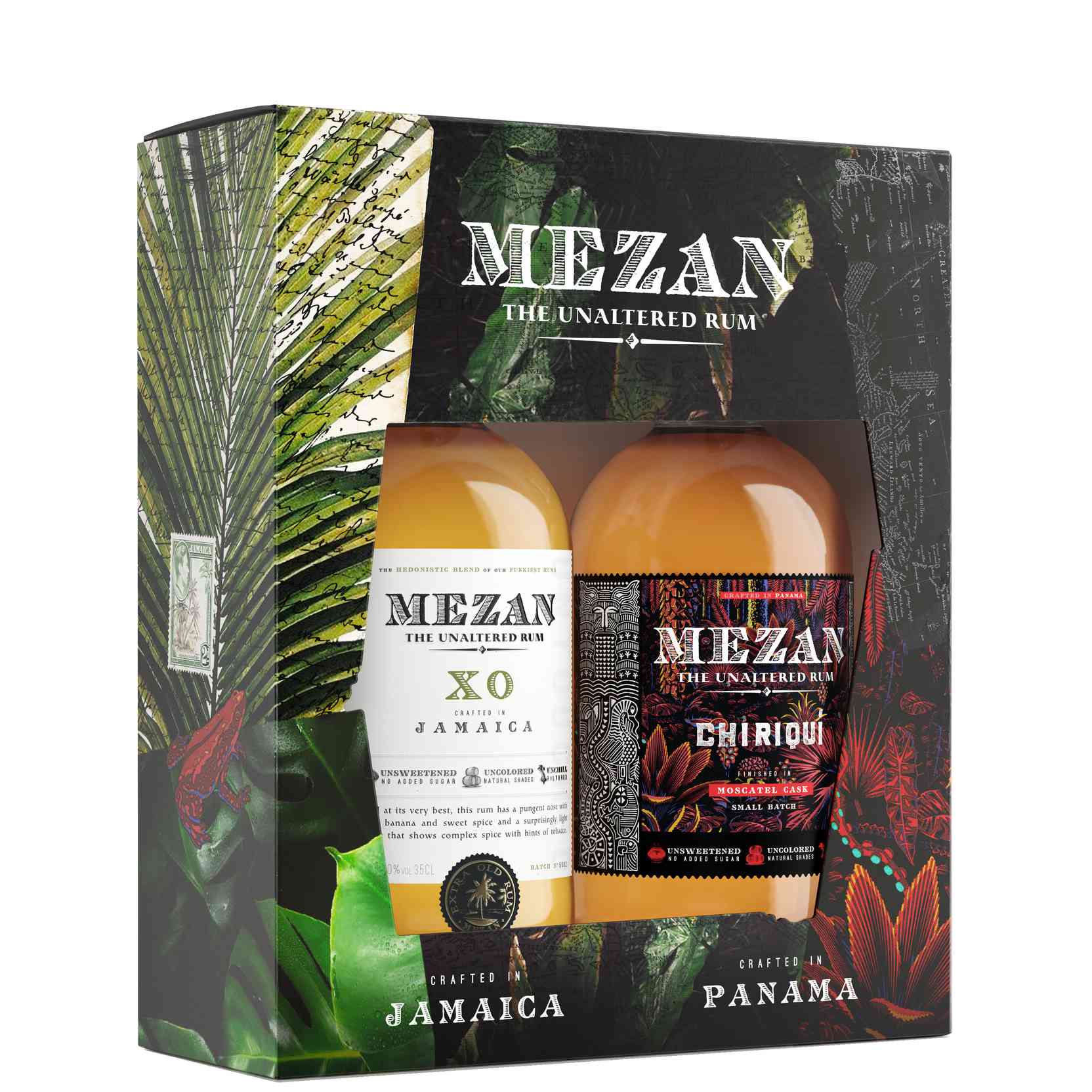 Coffret duo Mezan Jamaica XO et Chiriqui 2x35cl