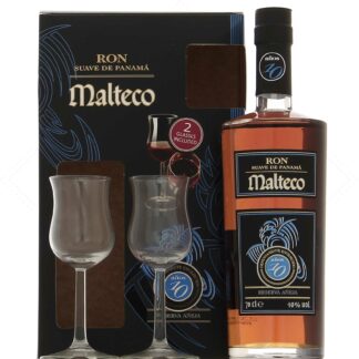Malteco Reserva aneja 10 ans coffret 2 verres 40°