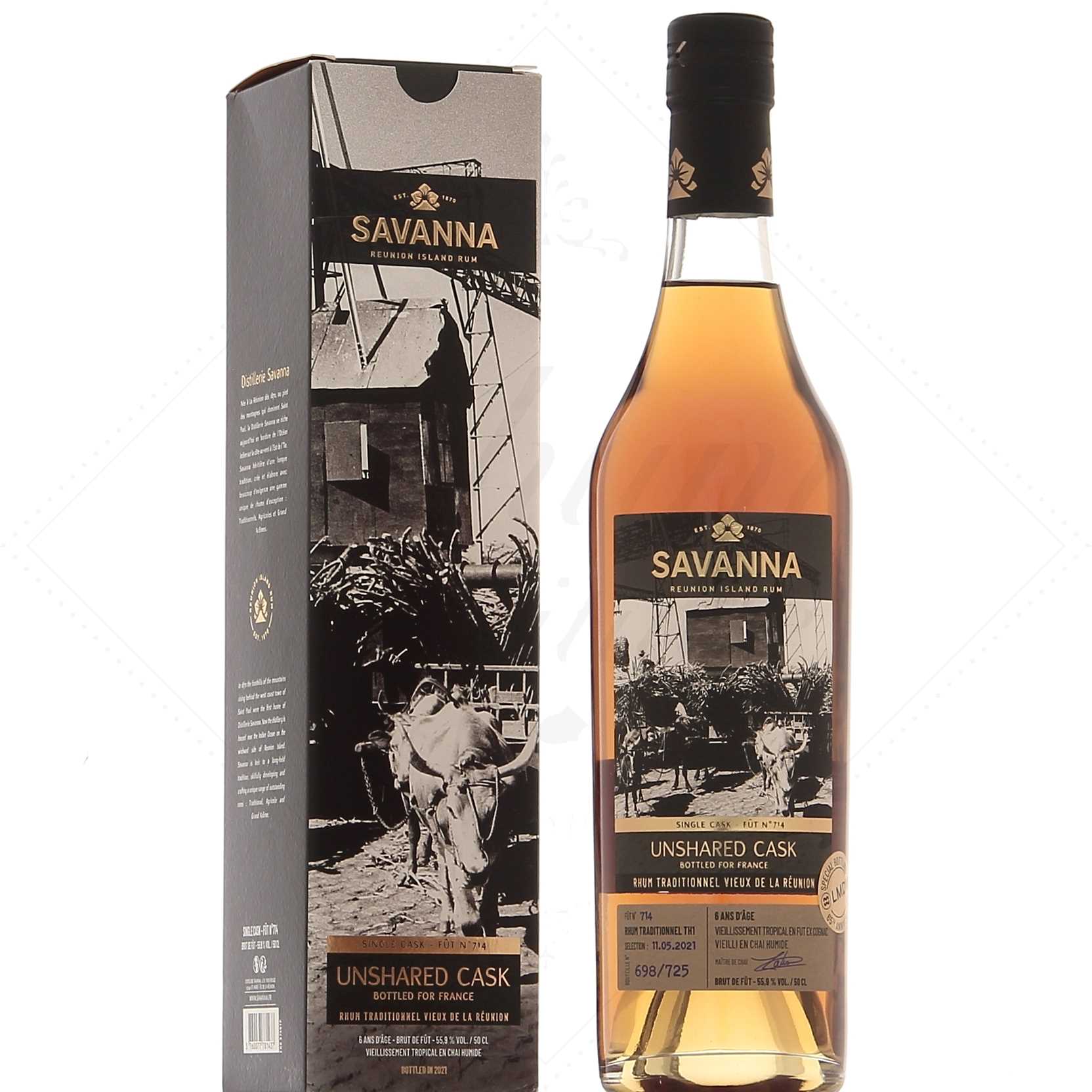 Savanna 6 ans Unshared Cask France Traditionnel TH1 55,9°