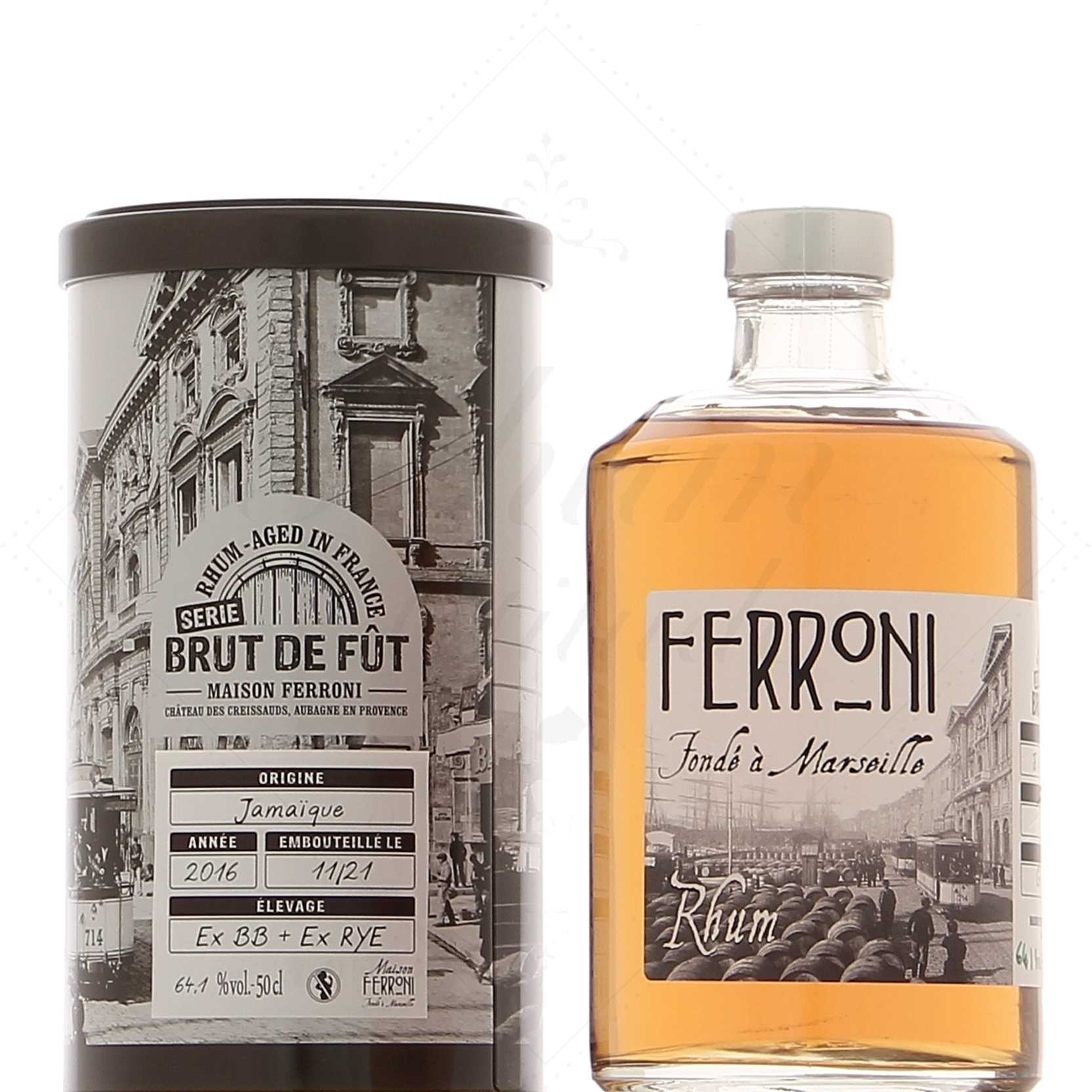 Ferroni Brut de Fût Jamaique 2016 64,1°