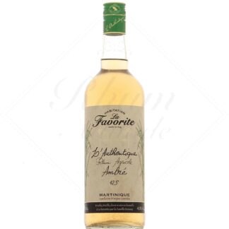 La Favorite L'authentique Rhum agricole ambré 42,5° - 1 litre !