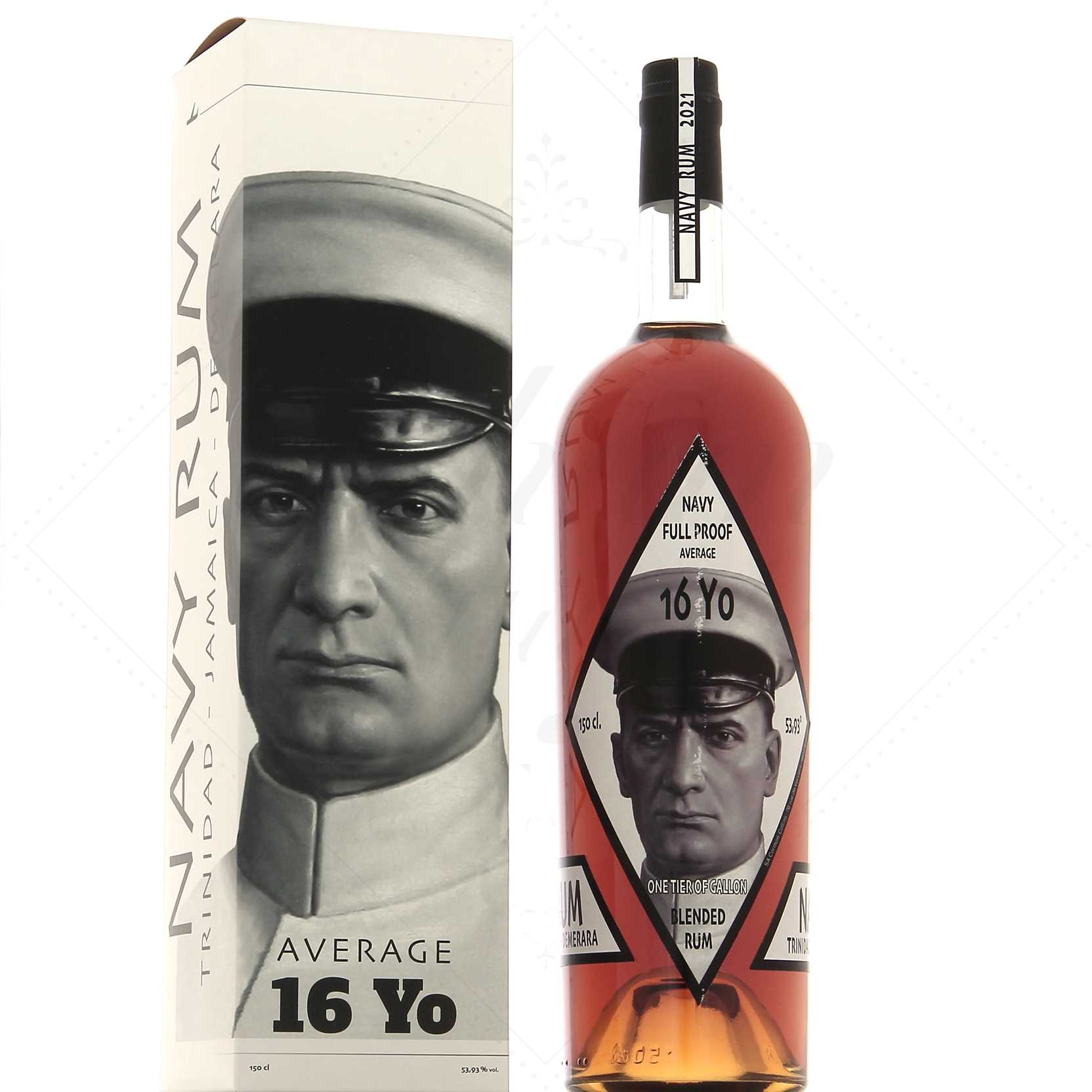 Corman Collins Navy Rum One Tier of Gallon Full Proof 2021 53,93°