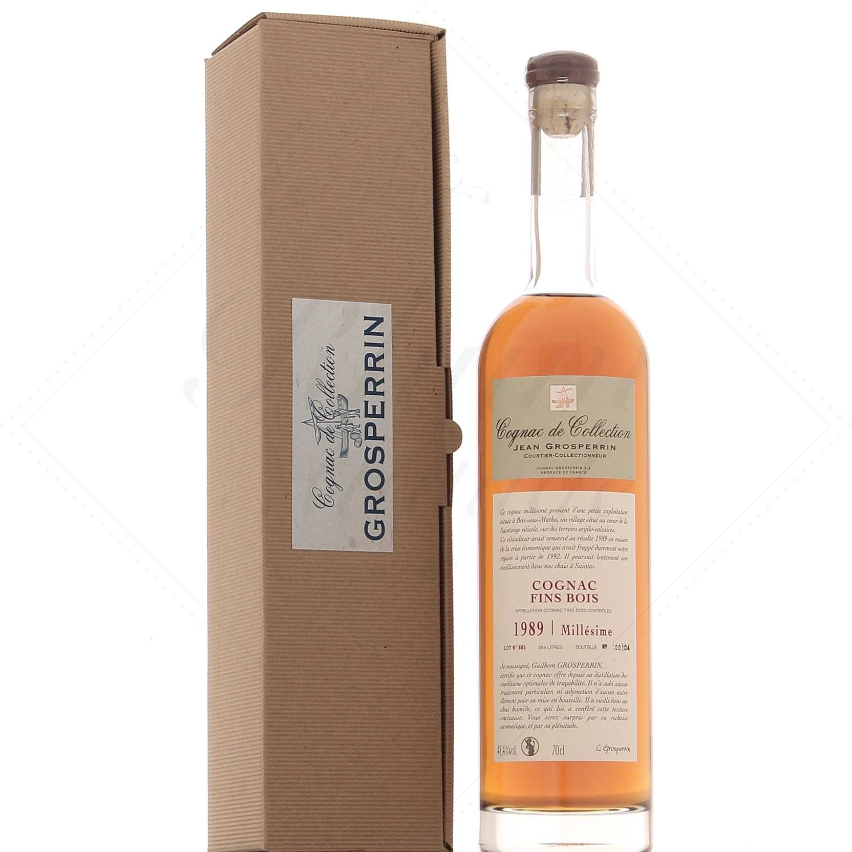 Grosperrin 1989 Fins Bois Brut de fût Emb. 03-2021 48,4°