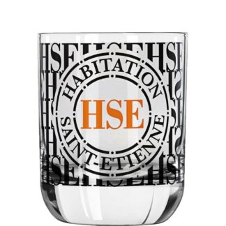 Verre à cocktail HSE décor noir