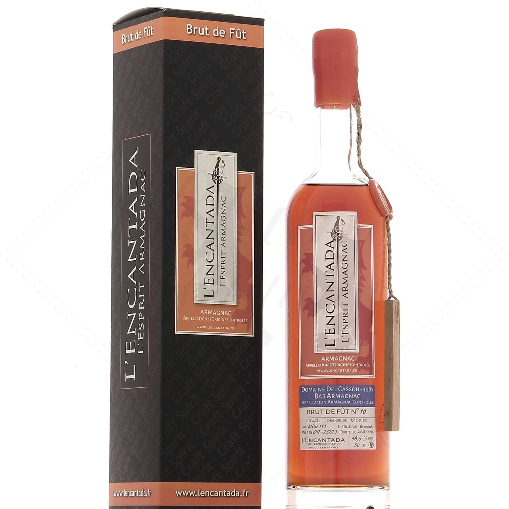 L'Encantada Domaine del Cassou 1987 Bas Armagnac Cask #10 48,6°